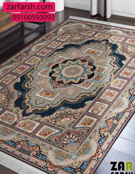 عکس فرش طرح حوض نقره