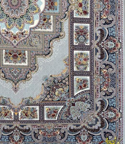 عکس فرش طرح حوض نقره