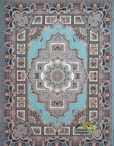 عکس فرش طرح حوض نقره