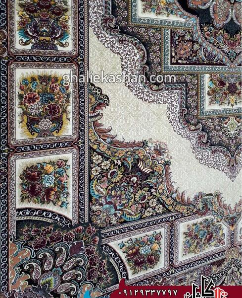 عکس فرش طرح حوض نقره