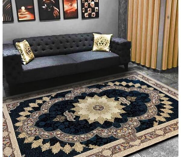 عکس فرش های جدید سرمه ای