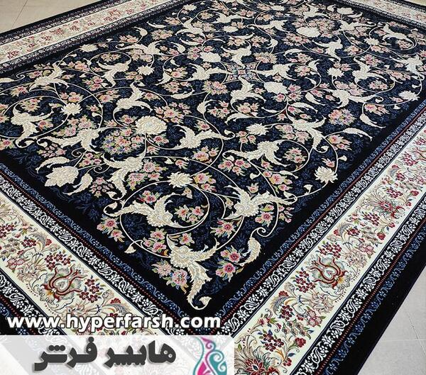 عکس فرش های جدید سرمه ای