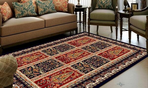 عکس فرش رنگ تیره
