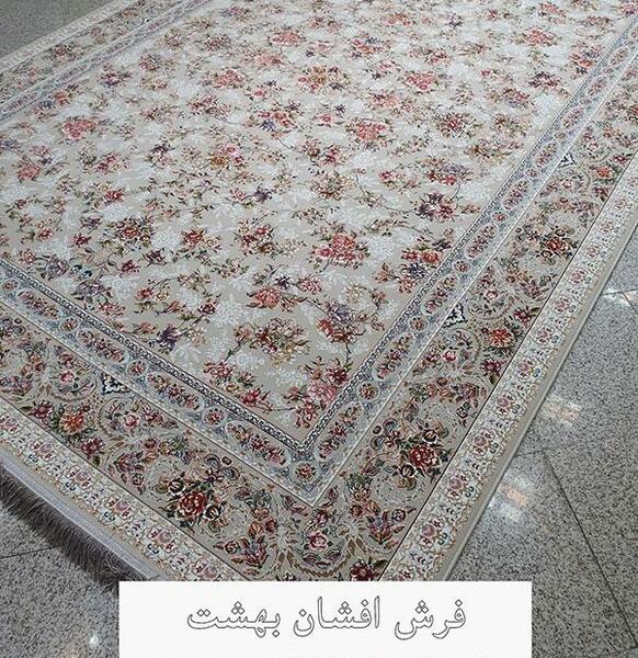 عکس فرش طوسی تیره