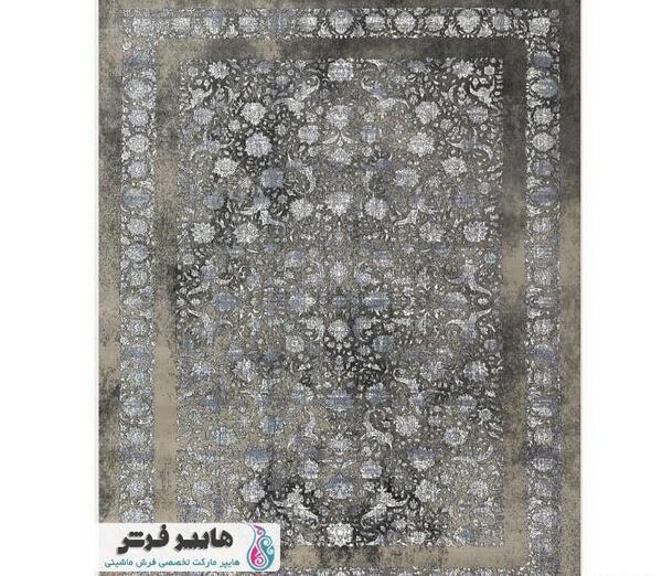 عکس فرش طوسی تیره