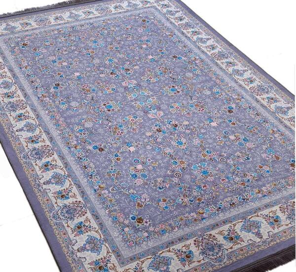 عکس فرش طوسی تیره
