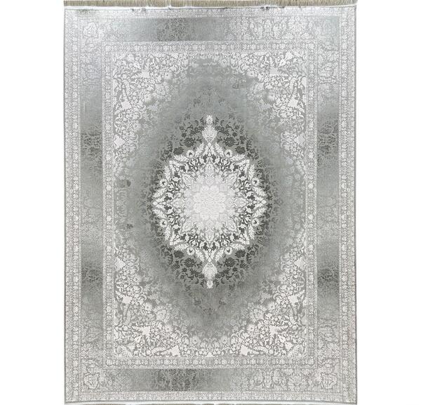 عکس فرش طوسی روشن