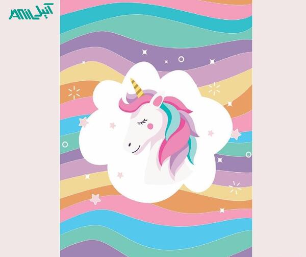 عکس فرش اسب تک شاخ