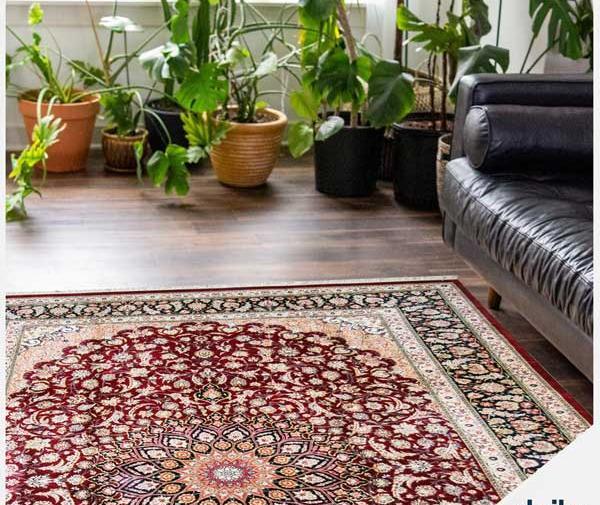 عکس فرش پشمی سفید