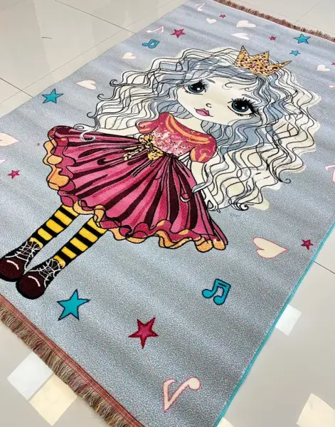 عکس فرش بچه گانه دخترانه