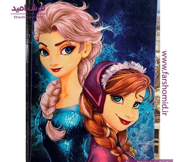 عکس فرش آنا و السا