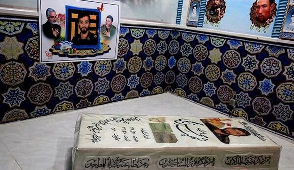 عکس قبر شهید محسن حججی