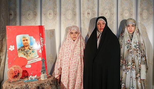 عکس همسر شهید مهدی زین الدین