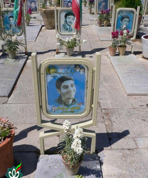 عکس قبر شهید مهدی زین الدین