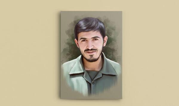 عکس گرافیکی شهید مهدی زین الدین