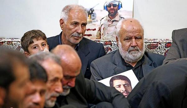 عکس فرزند شهید محمد حسین محمد خانی