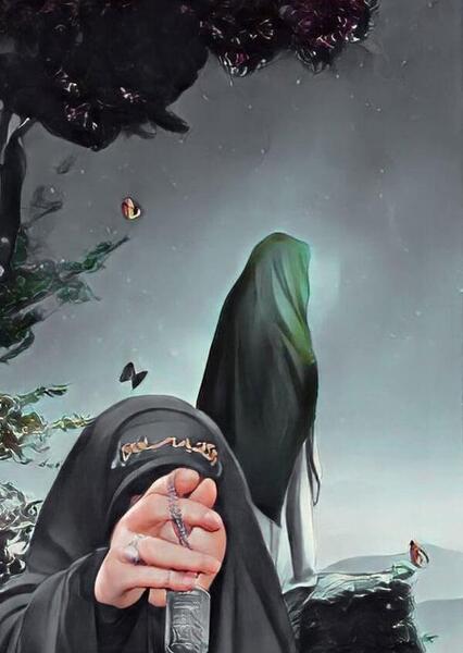 مذهبی عکس دختر چادری کارتونی