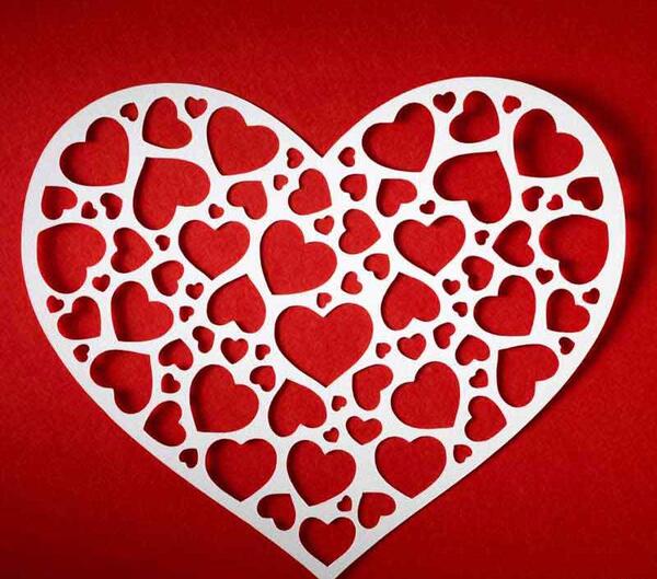 عکس پروف قلب شیشه ای