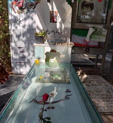 عکس مادر شهید نوید صفری
