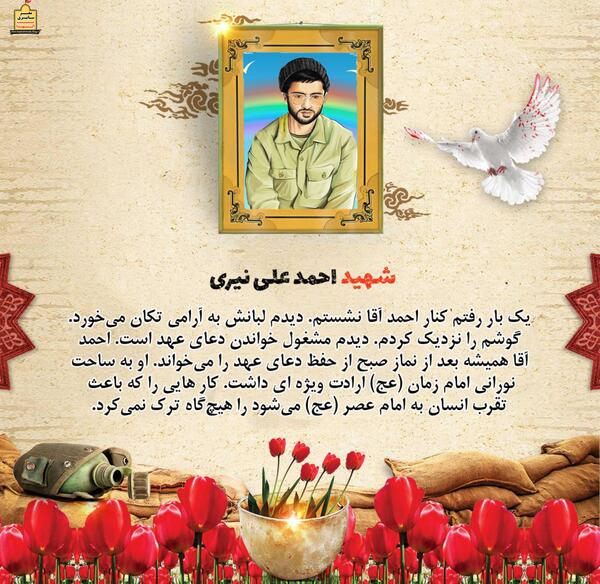 عکس شهید علی نیری