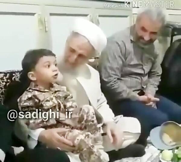 عکس فرزند شهید محسن حججی