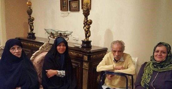 عکس فرزندان شهید فائزه منصوری