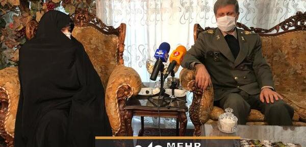 عکس همسر شهید فخری زاده
