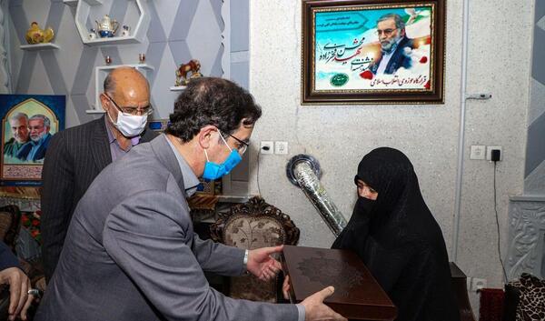 عکس همسر شهید فخری زاده