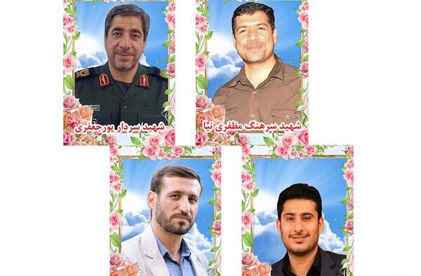 عکس موقع شهید شدن حاج قاسم سلیمانی