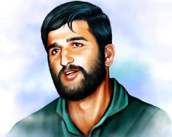 عکس شهید اکبر شیرودی