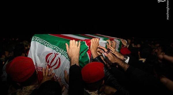 عکس جنازه شهید سردار سلیمانی