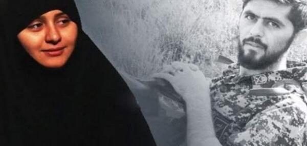 عکس شهید سیاهکالی و همسرش
