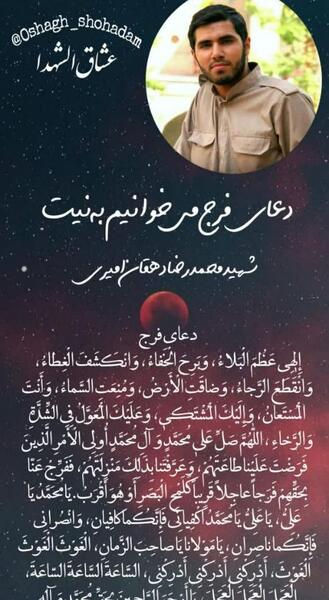 عکس شهید محمدرضا زمانی
