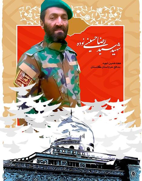 عکس شهید مدافع حرم سید رضا حسینی