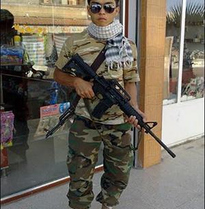عکس شهید رضا اسماعیلی مدافع حرم