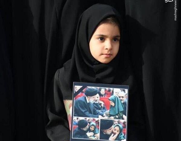 عکس دختران شهید رئیس جمهور