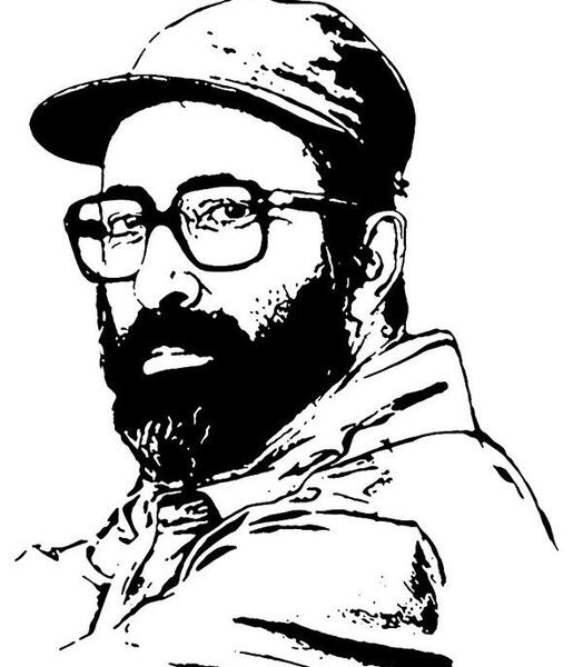 عکس شهید چمران سیاه سفید