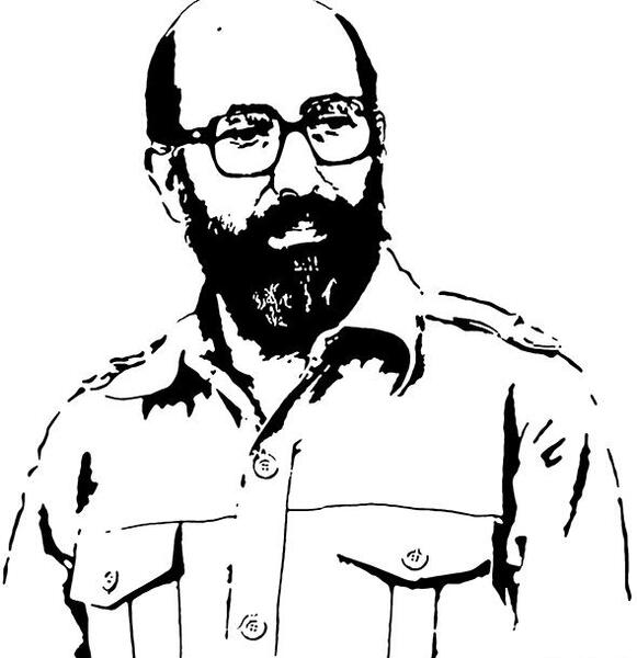 عکس شهید چمران سیاه سفید