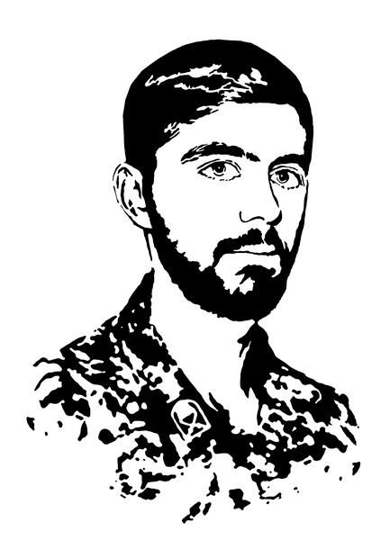 عکس شهید چمران سیاه سفید