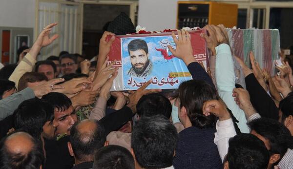 عکس شهید مهدی ثامنی راد مدافع حرم