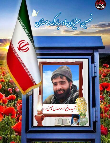 عکس شهید مهدی ثامنی راد مدافع حرم