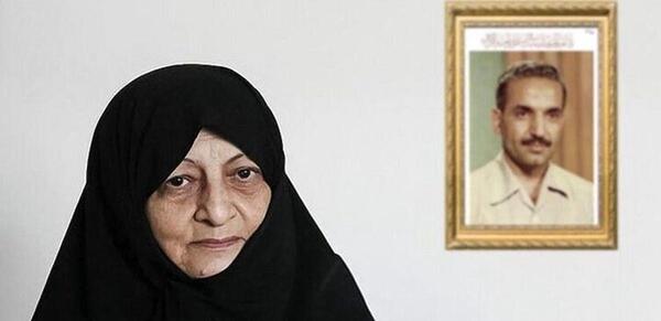 عکس همسر شهید باهنر