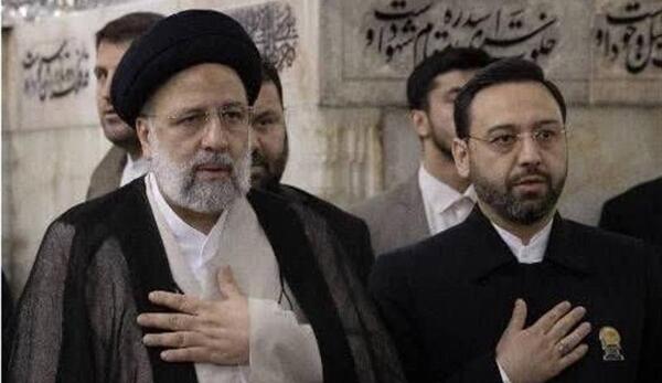 عکس شهید بهشتی و رئیسی