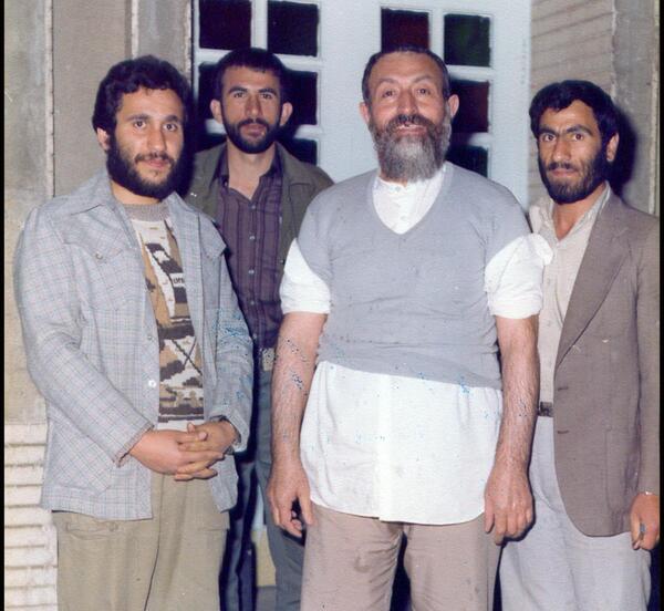 عکس شهید بهشتی و رئیسی
