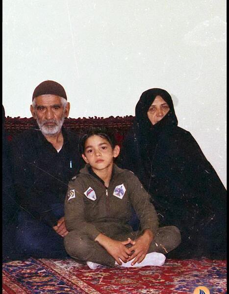 عکس جوانی همسر شهید بابایی