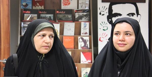 عکس خواهر شهید احسان وحدت