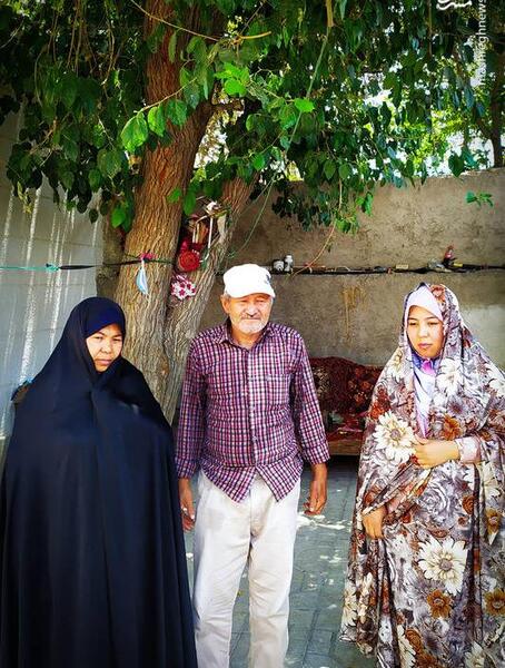 عکس خواهر شهید احسان وحدت