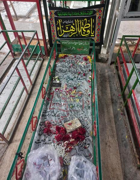عکس قبر شهید سید احمد پلارک