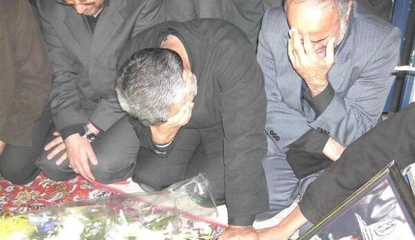 عکس جسد شهید احمد کاظمی