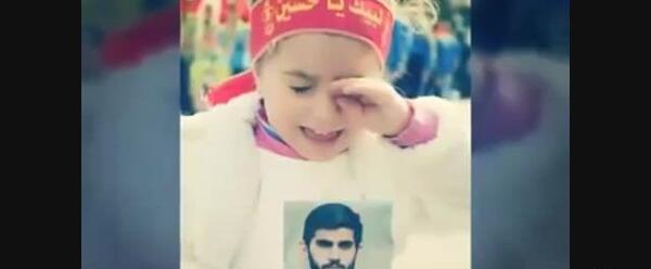 عکس شهید احمد مشلب و خواهرش